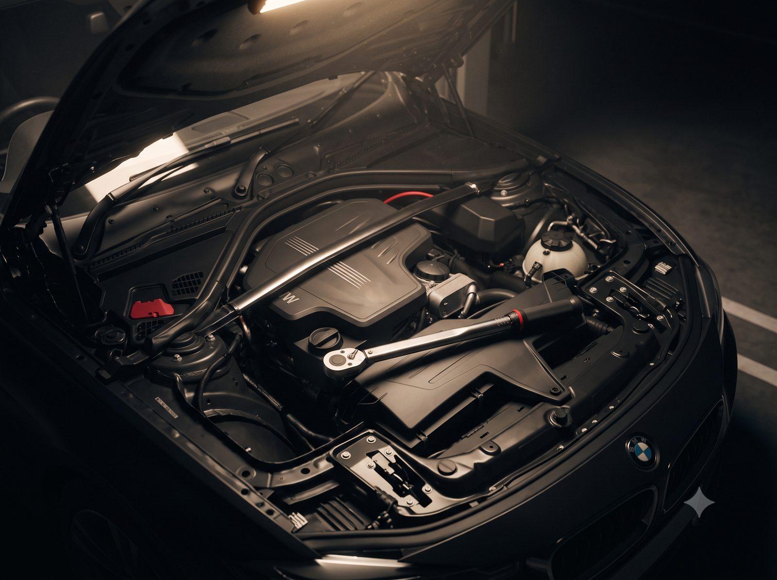 Engine bay detail — Hi-Tech Car Care, servicing